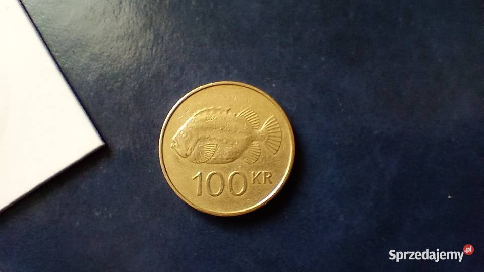 Stare monety 100 koron 1995 Islandia Lesko