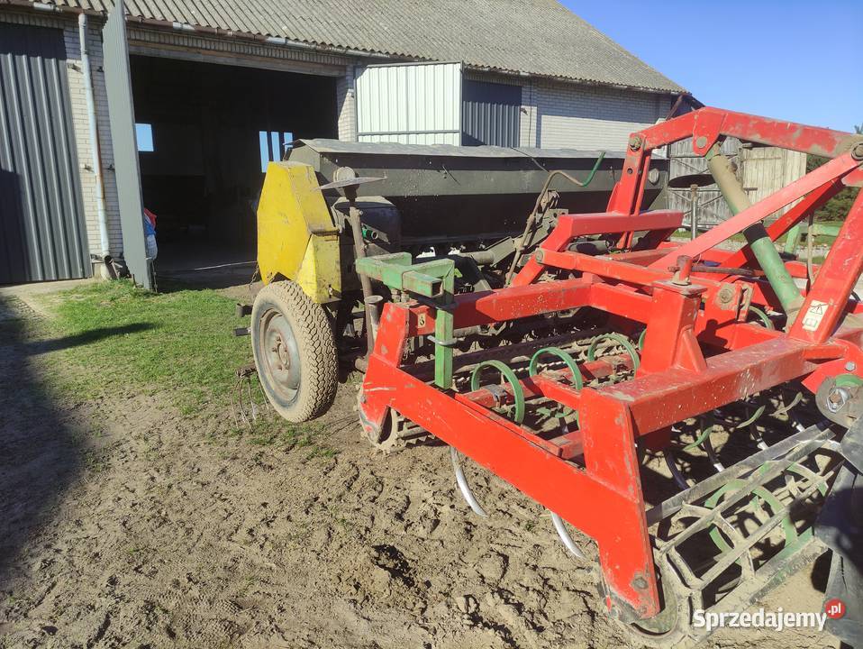Zestaw uprawowo siewny agromasz poznaniak nieuszkodzony mazowieckie Wielęcin