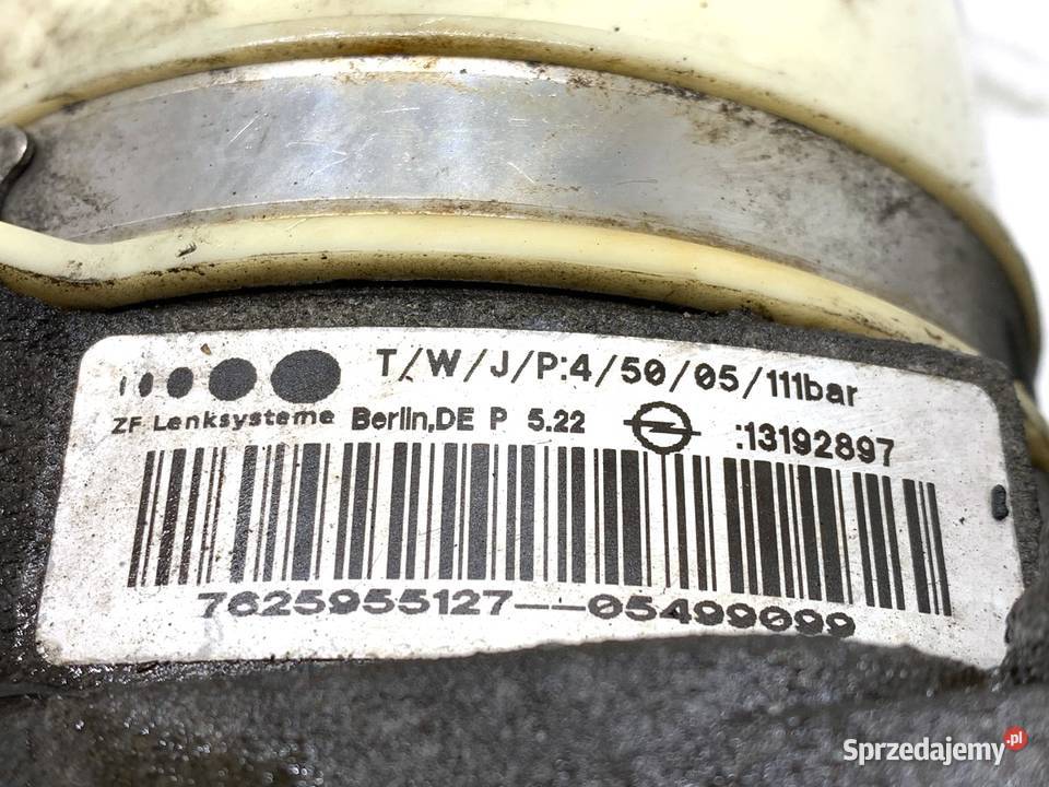POMPA WSPOMAGANIA OPEL ZAFIRA B 13192897 19 120
