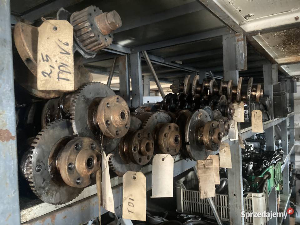 Wał korbowy A6 25 TDI 150 osobowe Rakoniewice sprzedam