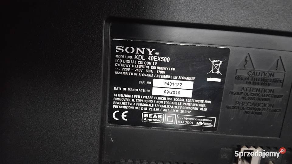 Telewizor Sony Bravia 40 LCD Oława