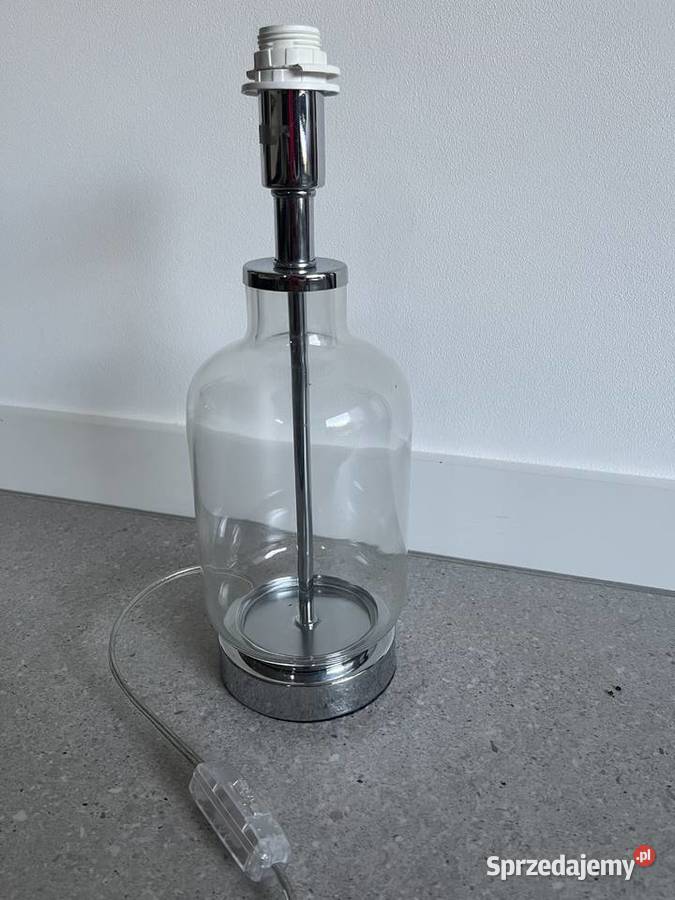 Lamp Gustaf podstawa lampy chrom Cargo szklana Warszawa