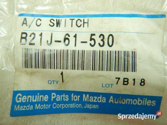 PRZYCISK KLIMATYZACJI MAZDA 323F 9610 NOWY ORYG lubelskie