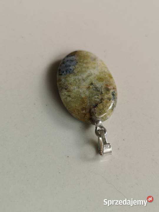 wisiorek z opalem peruwiańskim srebro Toruń sprzedam