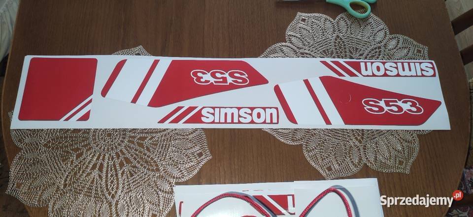 S53 Simson naklejki motorower Przeworsk sprzedam