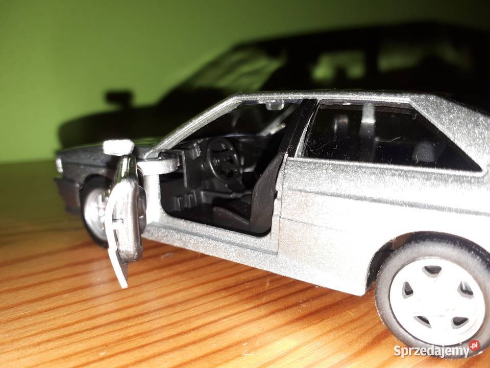 Audi Quattro B2 1980 134 czarne tablice Modelarstwo Tywonia