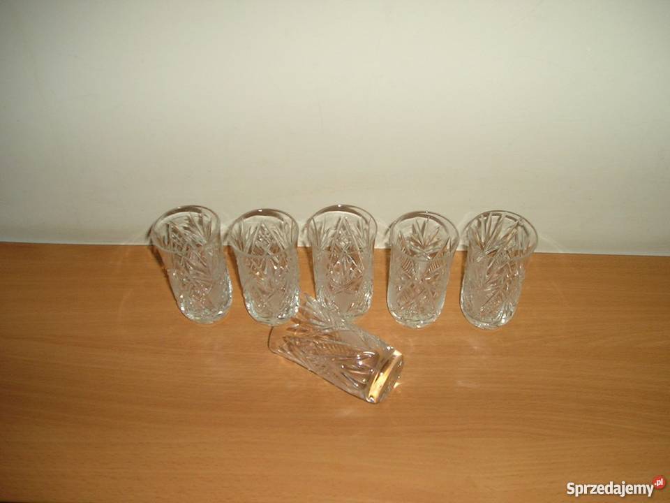 kryształ literatki 6 kieliszki 6 Słupsk sprzedam