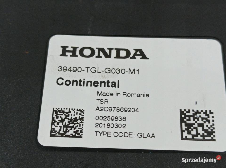 MODUŁ PDC PARKOWANIA 39490TGLG030M1 Honda Civic świętokrzyskie