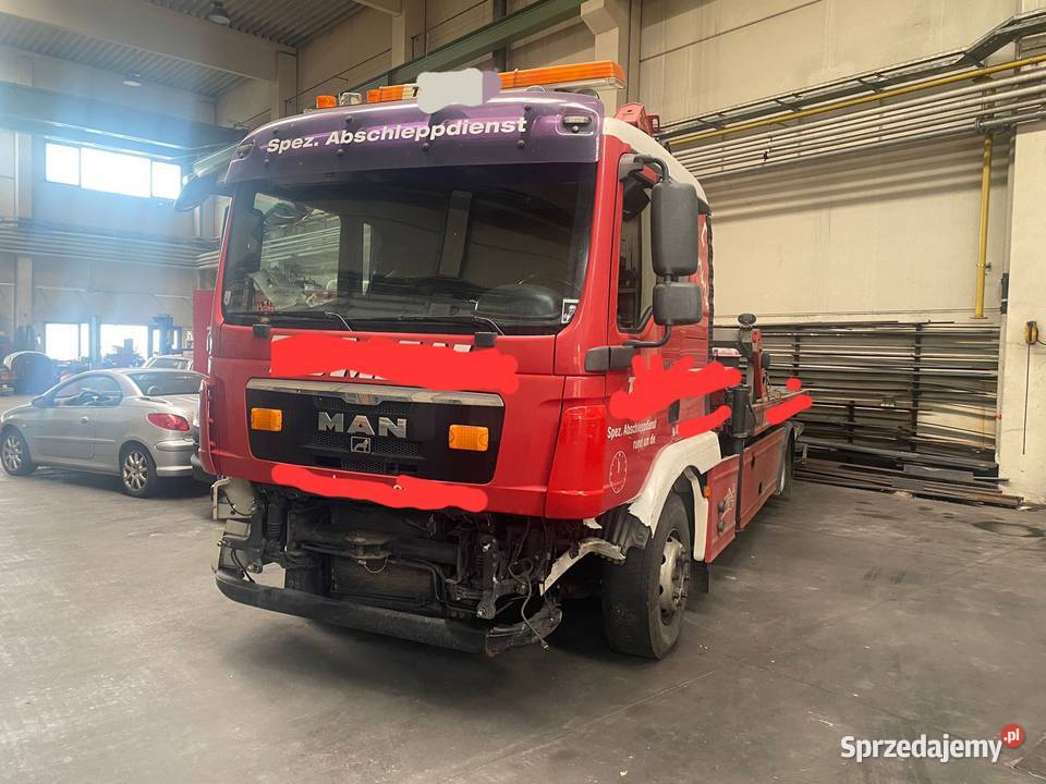 Laweta Pomoc drogowa Dźwig Platforma hydraulic Sierakowice