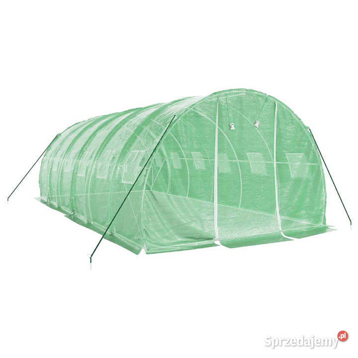 Szklarnia ze stalową ramą zielona 18 m 6x3x2 m Warszawa