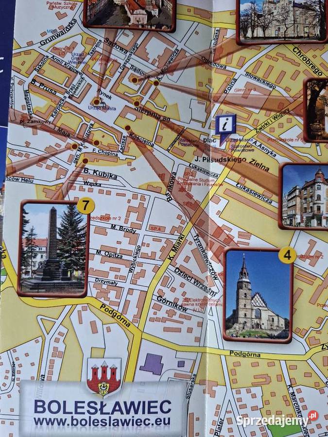 Mapa zabytków Województwa Wrocławskiego mapa Mapy i przewodniki sprzedam