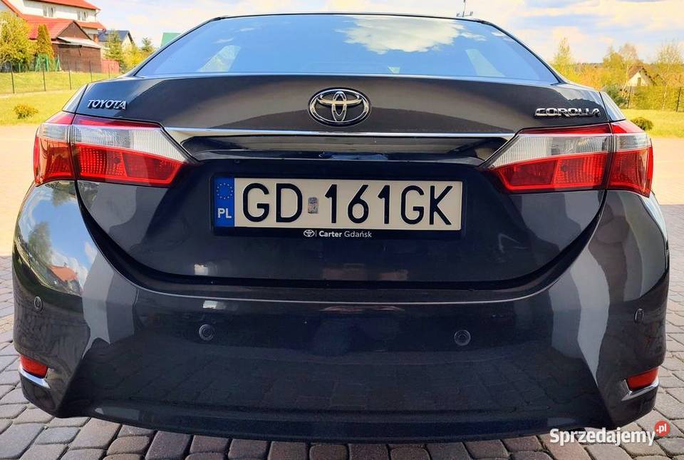 Toyota Corolla oryginał 16 valvematic 132 welurowa tapicerka Kościerzyna