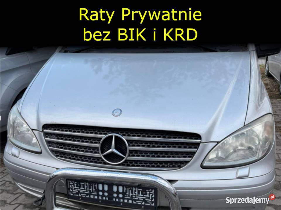 Mercedes Vito Raty Prywatnie Automat Czujniki srebrny dolnośląskie Wrocław