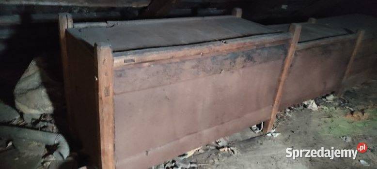 Przedwojenne skrzynie drewniane loftrustykalne Wieliczka