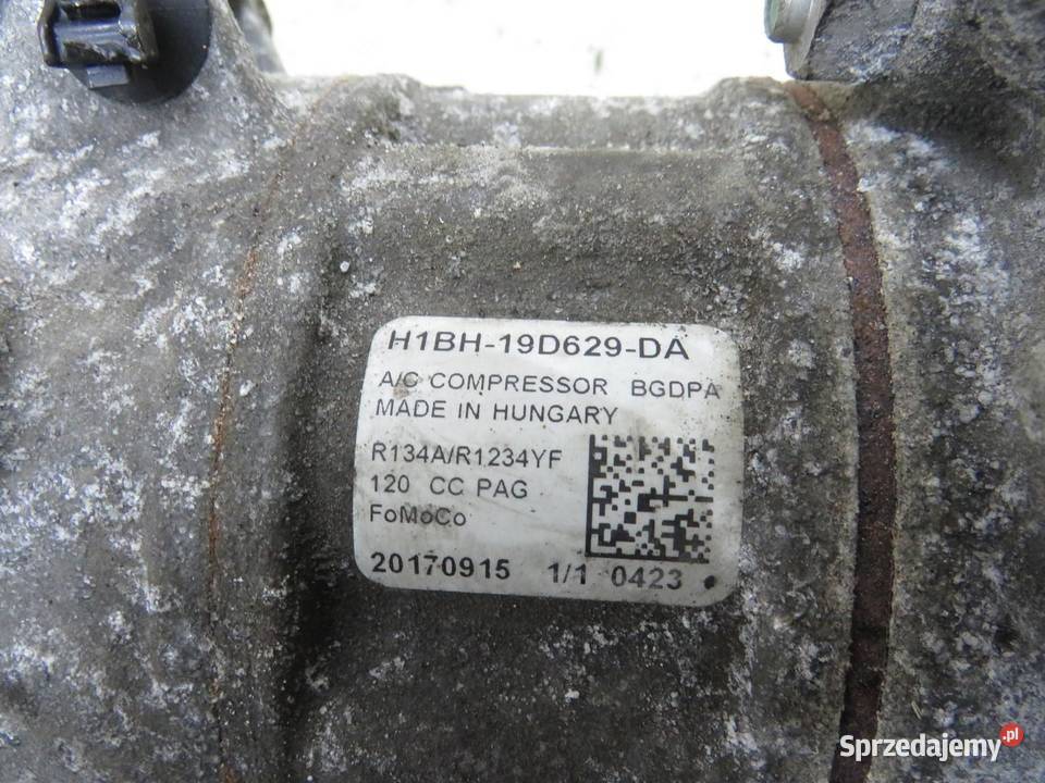 SPRĘŻARKA KLIMATYZACJI FORD FIESTA MK8 10