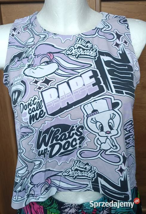 Coccodrillo 158 Liliowa koszulka Looney Tunes