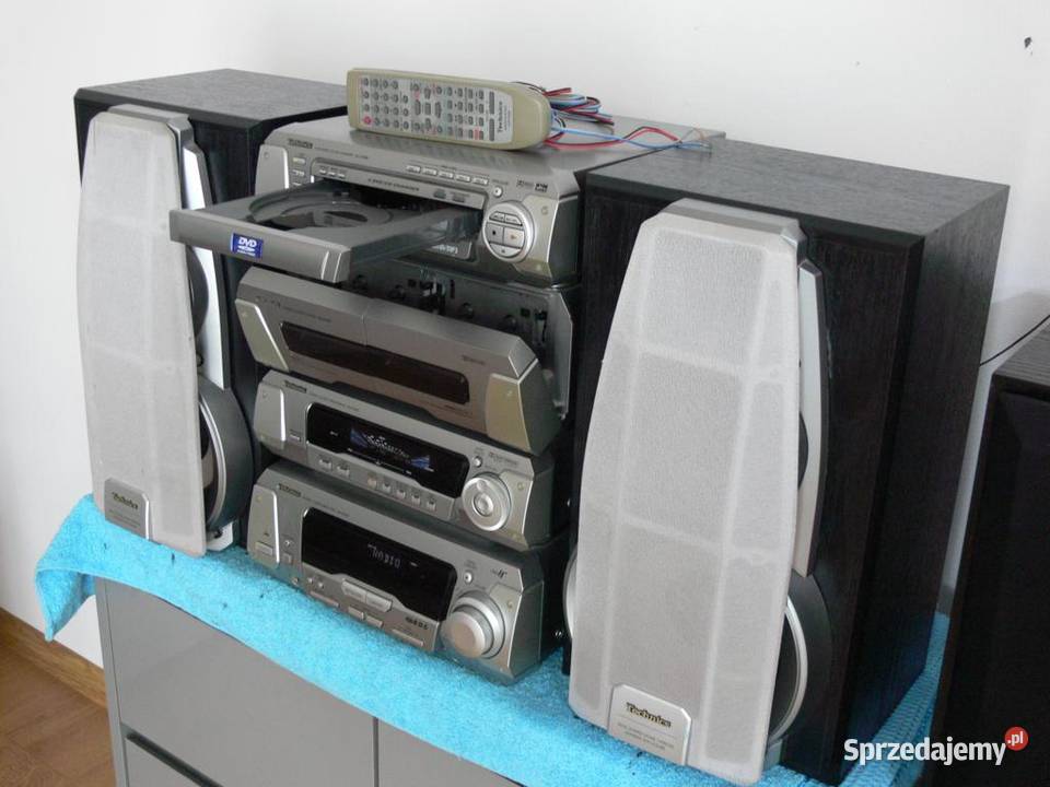 Wieża Technics SCDV290 pilot kolumny Mocna Jasło