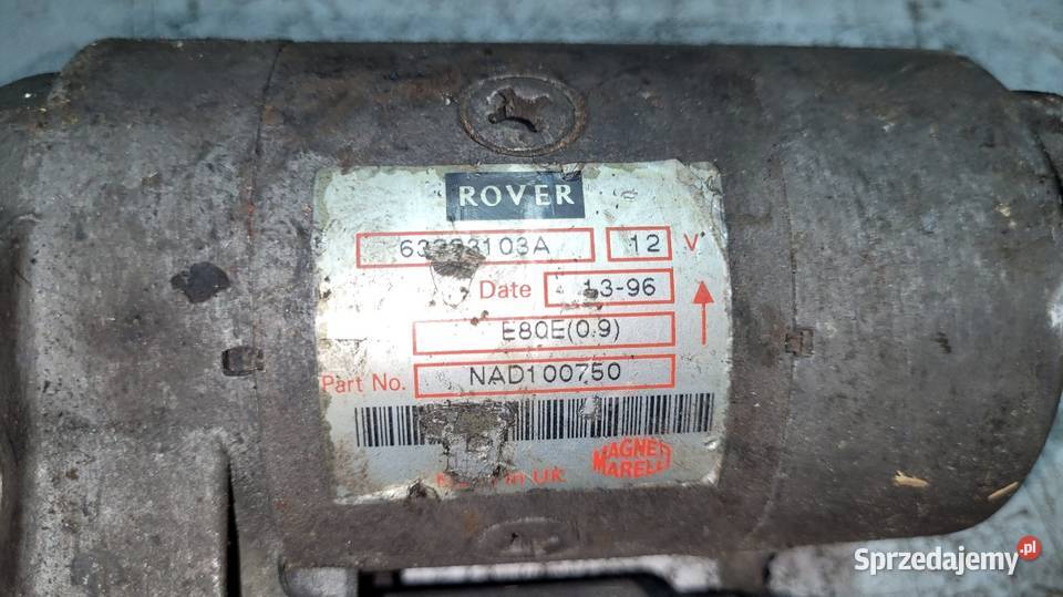 Rozrusznik Rover 416 16 63223103A mazowieckie Łagów