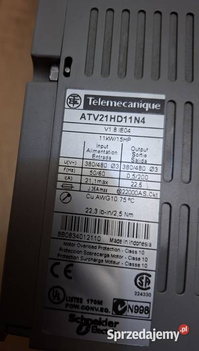 Falownik ATV21HD11N411kw