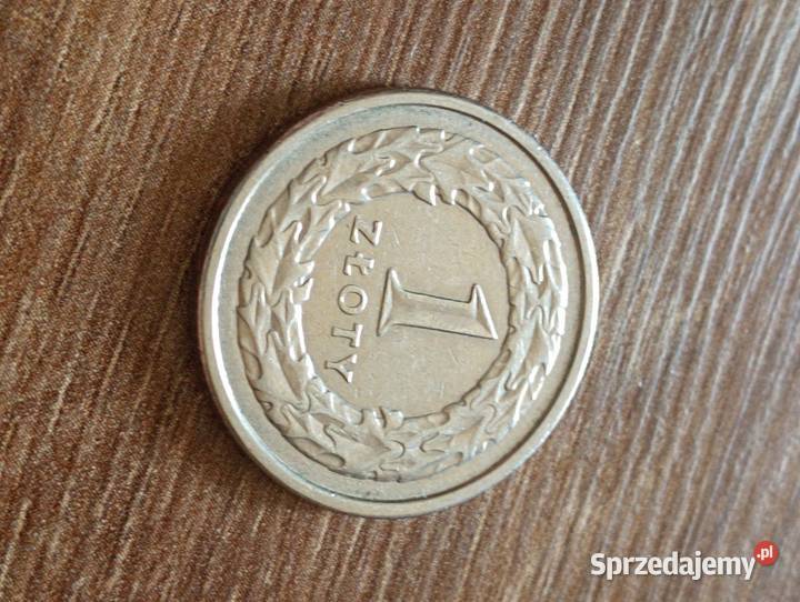 Sprzedam drugie 1 zl 1991 r mocno biy stepel Chełm