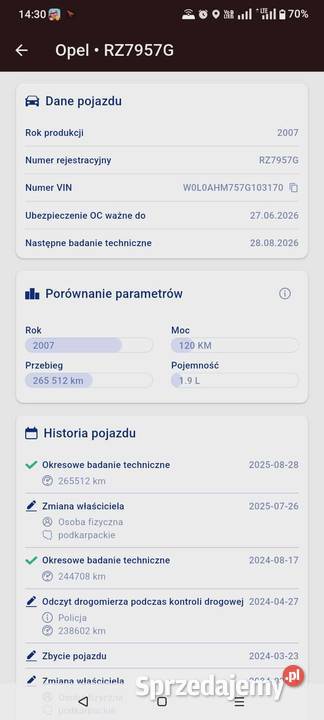 Sprzedam Opel Zafira Dynów