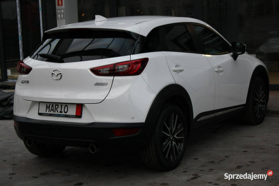 Mazda CX3 EXCLUSIVELINEOrglakierSerwis do biały CX-3 Gliwice