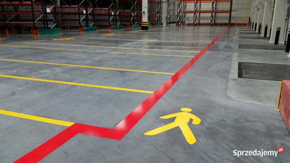 Oznakowanie poziome Malowanie linii Hale śląskie Rybnik