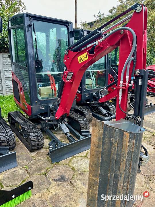 Nowa minikoparka YANMAR SV17VT z głowicą sprzedam