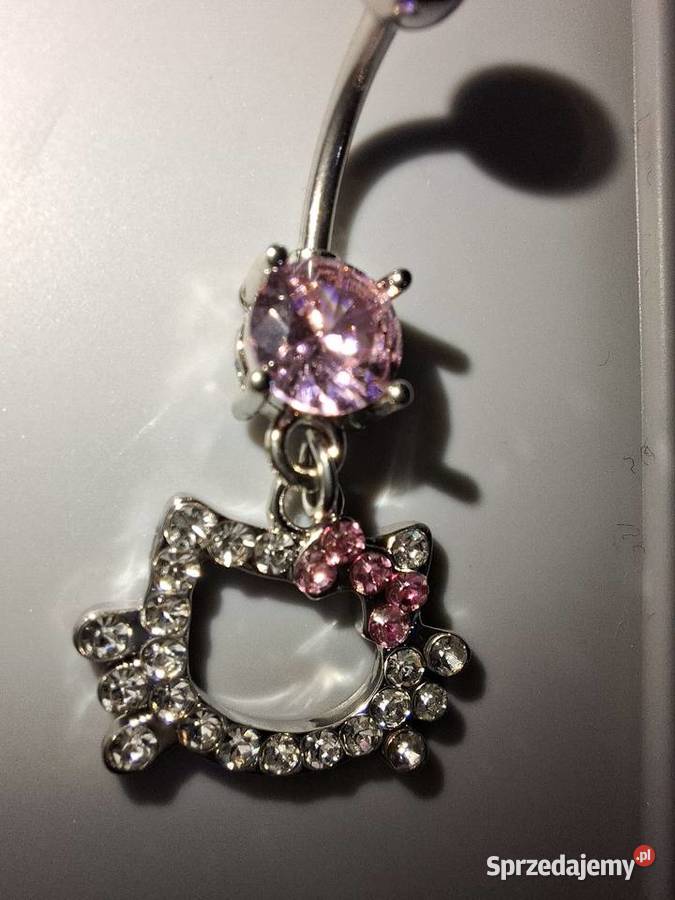 Kolczyk do pępka Kotek Hello kitty Zegarki i Biżuteria podlaskie Łomża