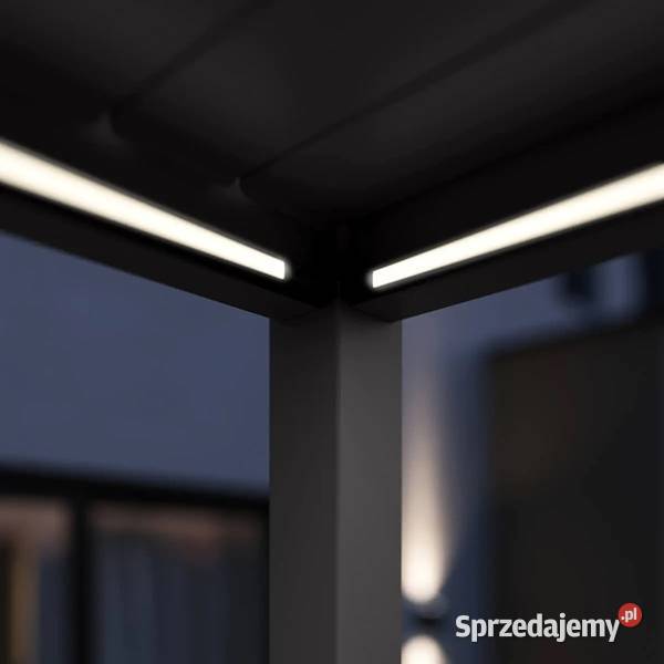 Pergola lamelowa ADVANCE 12 400PLN osłona przed Wrocław