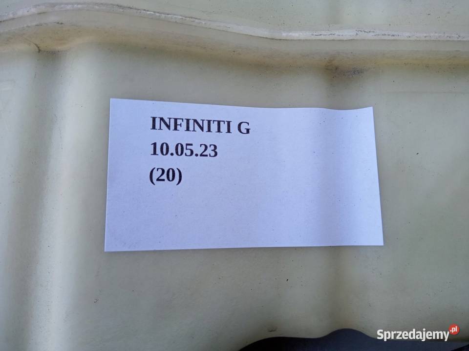 ZBIORNIK WYRÓWNAWCZY INFINITI G35 G37 G25 0613 wielkopolskie Nowy Tomyśl