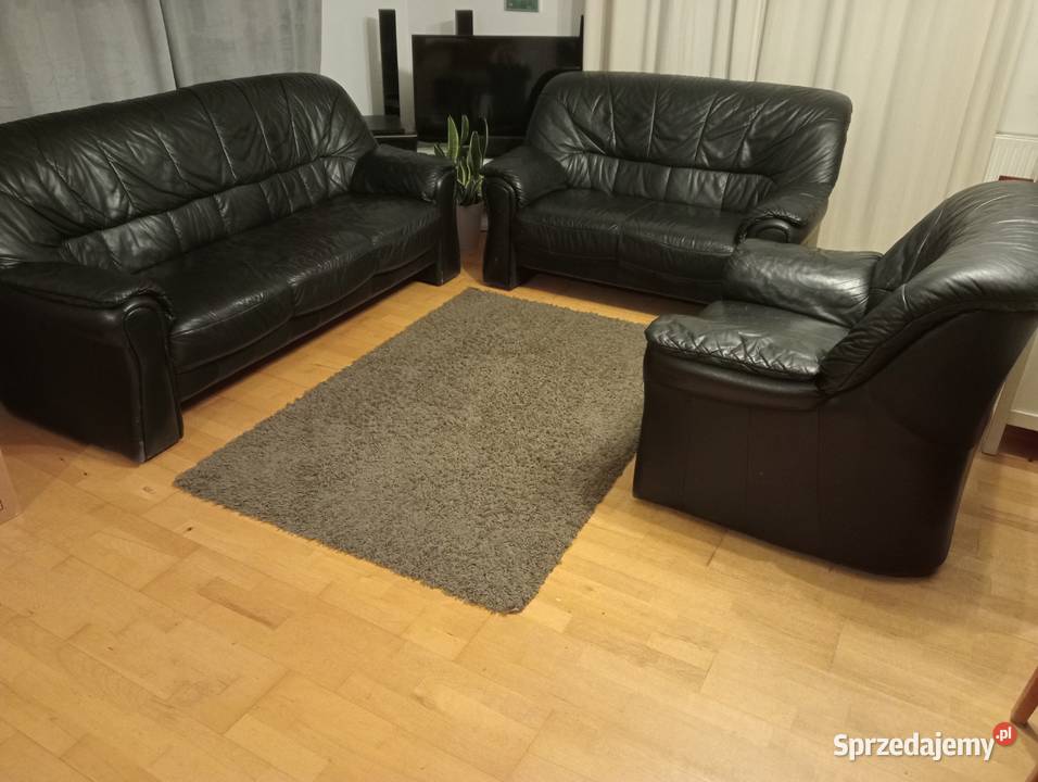 Komplet wypoczynkowy skórzany 190cm Bielsko-Biała