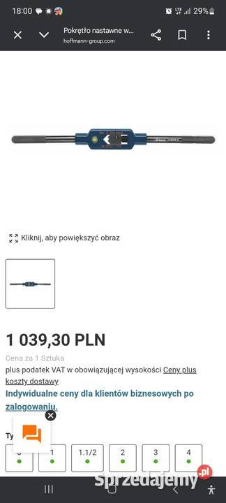 Uchwyt do gwintownikow garant Elbląg