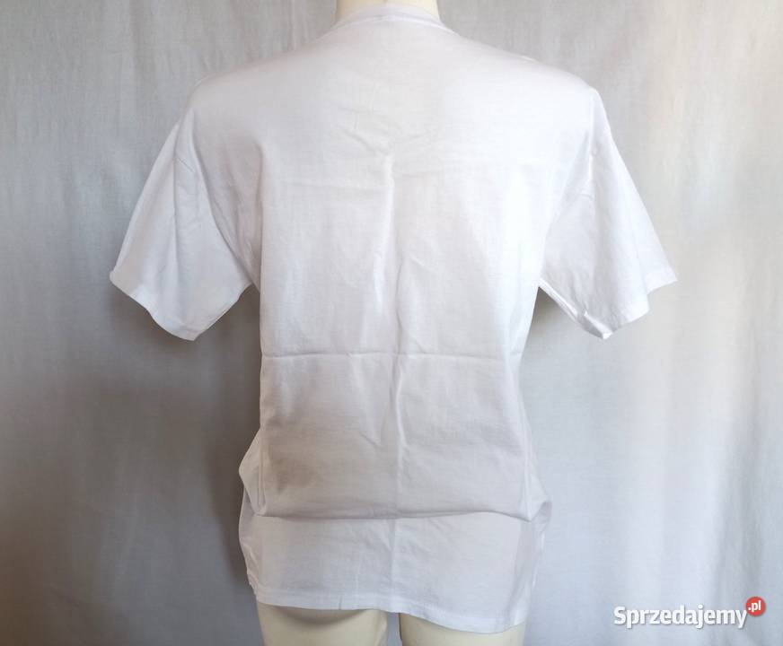 Tshirt biały Damski bawełna r 38 Kokardka NOWY Białystok