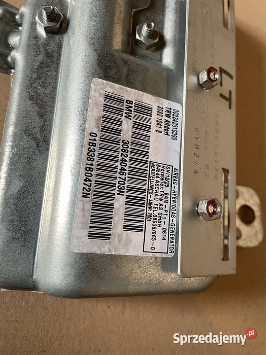Airbag drzwi lewy tył 7051773 bmw 7 e65 e66 Szczecin