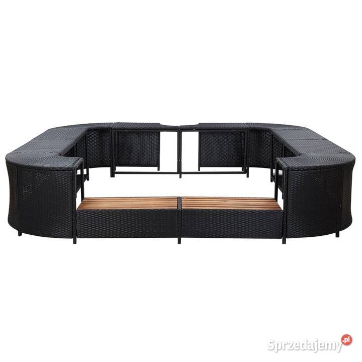 vidaXL Kwadratowa obudowa spa czarna 268x268x55 Warszawa sprzedam