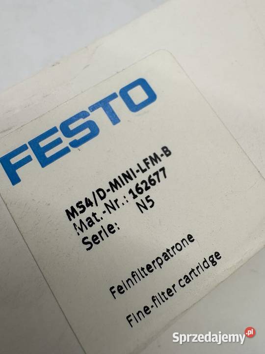 Festo 162677 MS4DMINILFMB Wkładka do filtra Pozostałe Warszawa