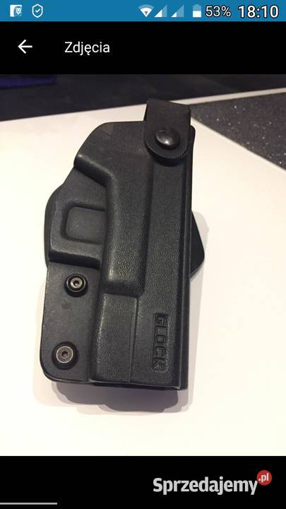 Kabura  ''Glock 17/19''z  Kydexu na pas kol czarny / prawa.
