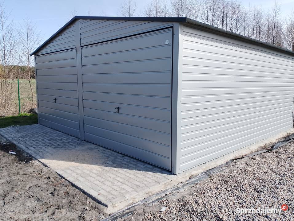Drewnopodobny Blaszak Blaszany Garaż  Garaże Kościerzyna