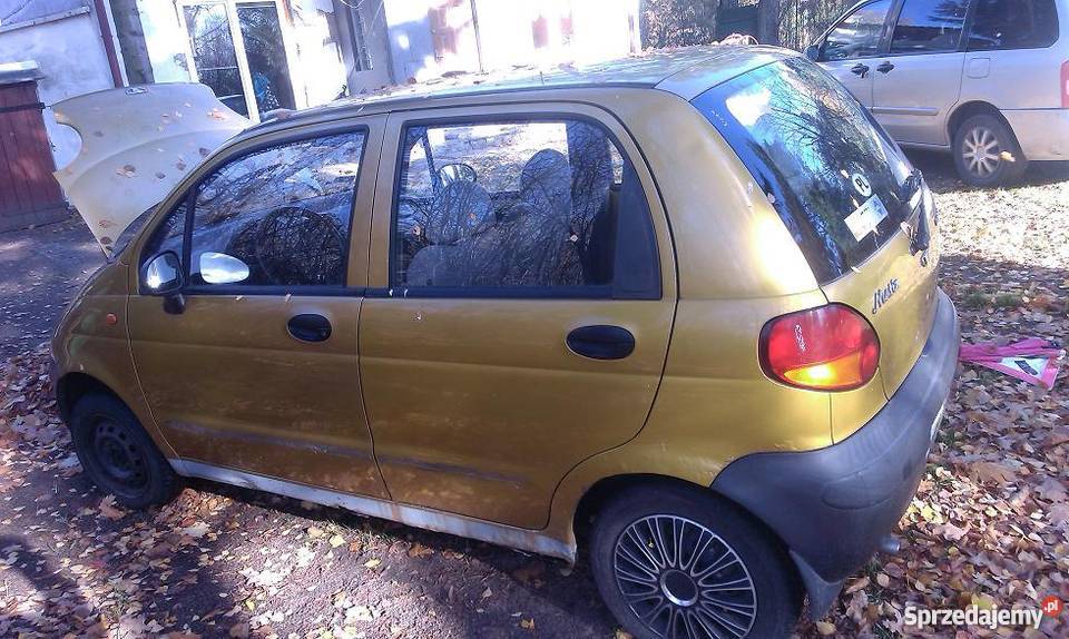 Daewoo Matiz LPG uszkodzony silnik Tuszyn