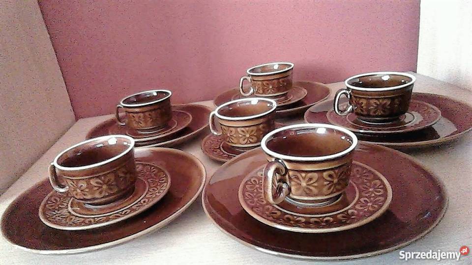 komplet fajansowy Poznań sprzedam