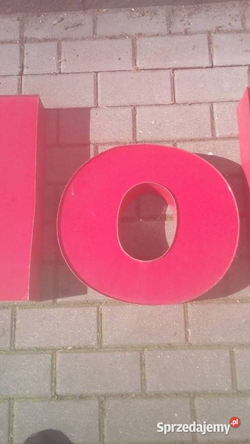 Szyld podświetlany litery przestrzenne Warszawa