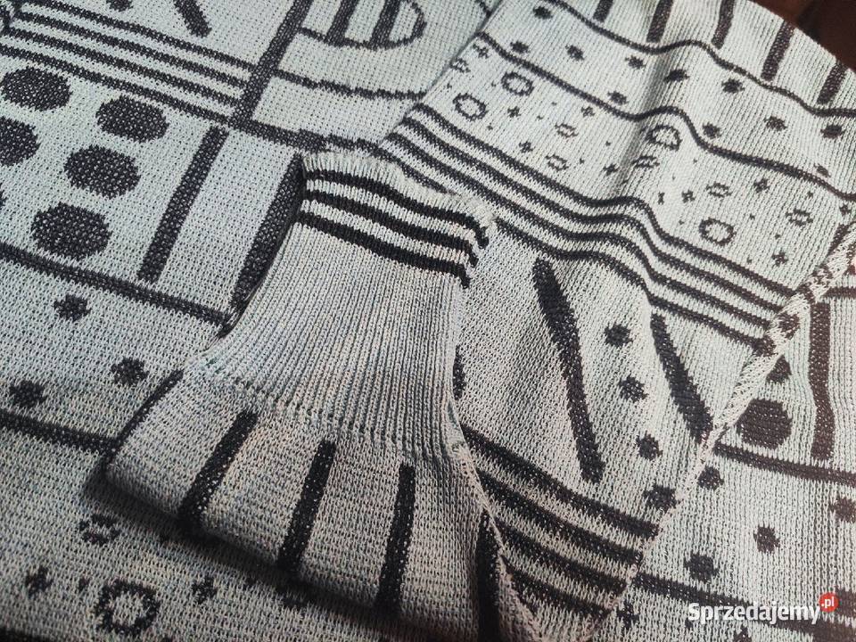 Sweterek miętowy we wzory L40 MONDI długi Swetry i golfy Piaseczno sprzedam