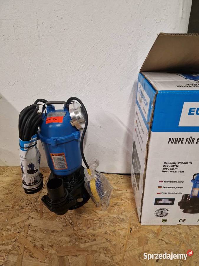 Pompa powierzchniowa Eurotech EtWp205F 3750 wat Głogowa