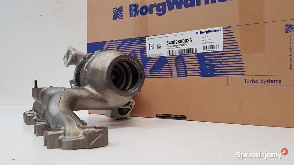 Nowa turbosprężarka BorgWarner KKK 54389880026 Siedlce sprzedam
