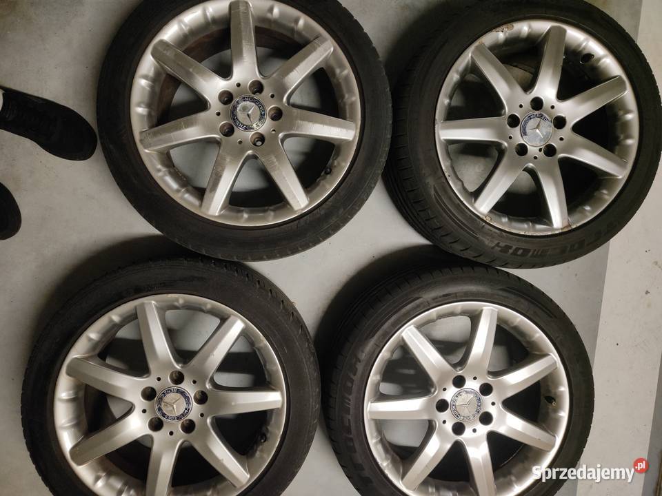 Felgi aluminiowe 17 Mercedes CKlasa W203 komplet Samochodowe Szczecin