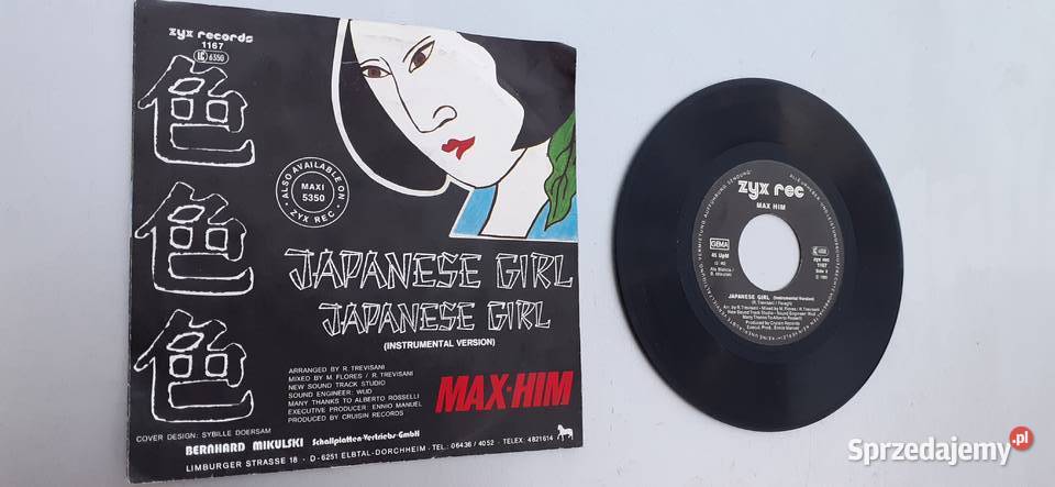 HimJapanese Girl12Maxi singiel winylowy vintage kujawsko-pomorskie Tuszkowo