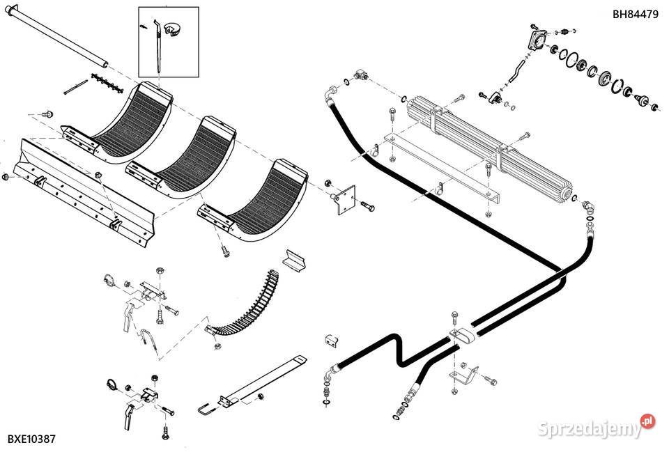 John Deere S780 przezbrojenie doposażenie na Stęszew