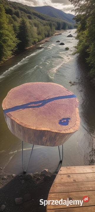 Stolik kawowy river epoxy Brodnica sprzedam