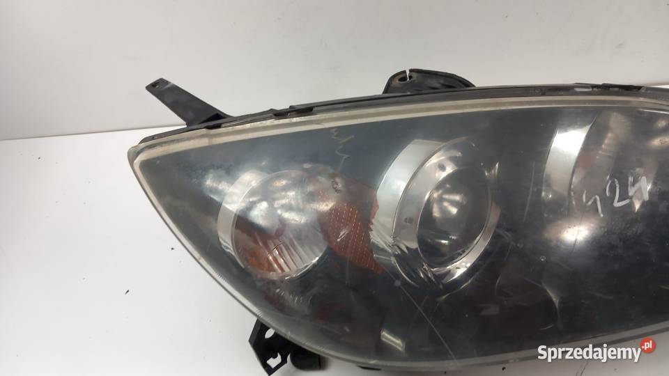 MAZDA 3 BK LIFT HB LAMPA PRZÓD PRAWA SOCZEWKA Oświetlenie Zbierkowo